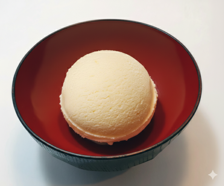 vanilla ice cream single scoop